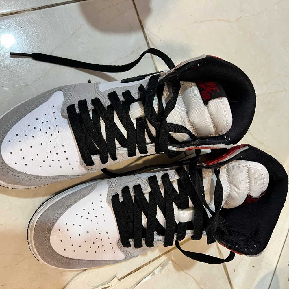Nike Kids Black, White, and Gray Sneakers